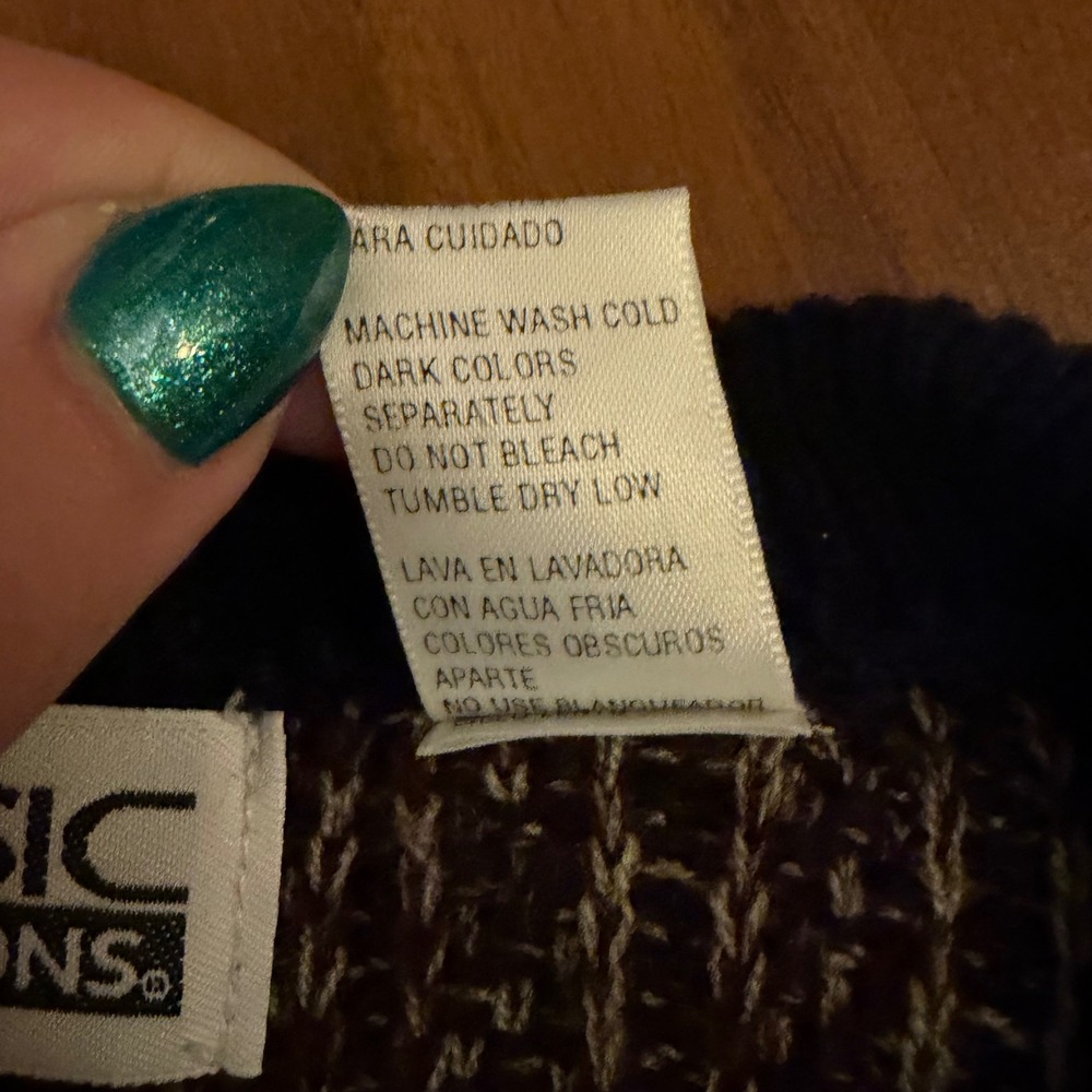 Basic Editions Men Textured Knit Pullover Sweater… - image 6